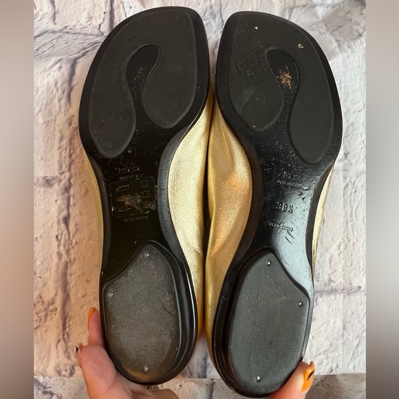 Prada Wanna-be Gold Loafers - Picture 3 of 13